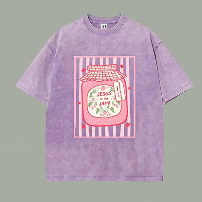 Berry Blessed Tee - Lavender Purple